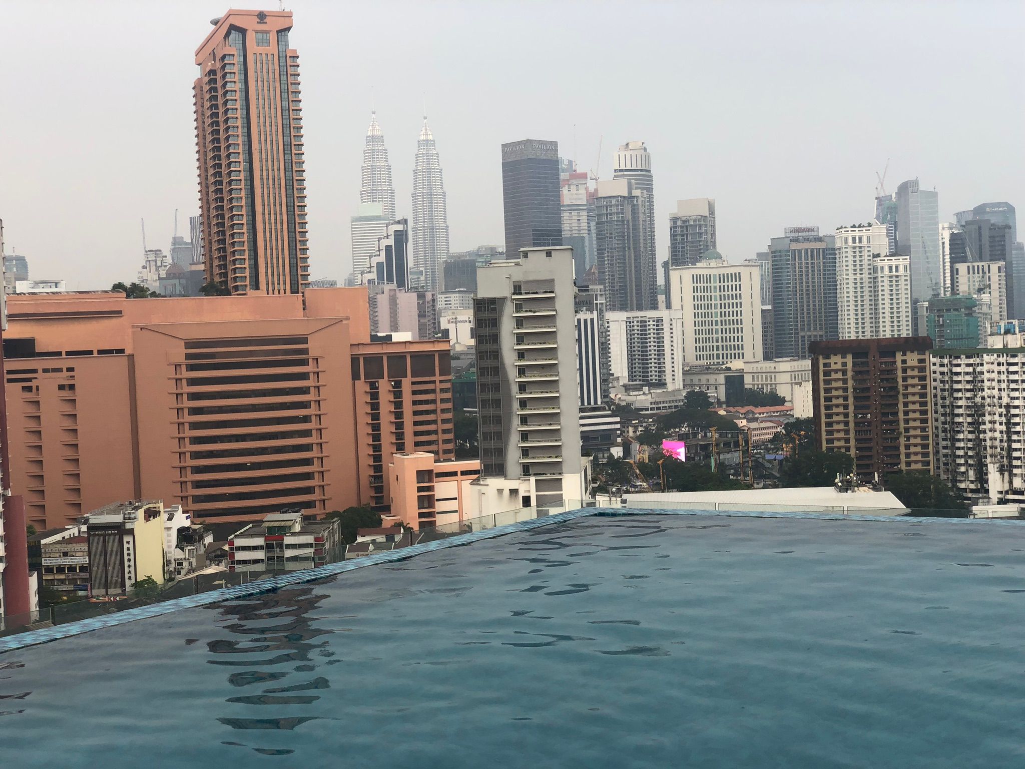 Piscina infinita - Kuala Lumpur